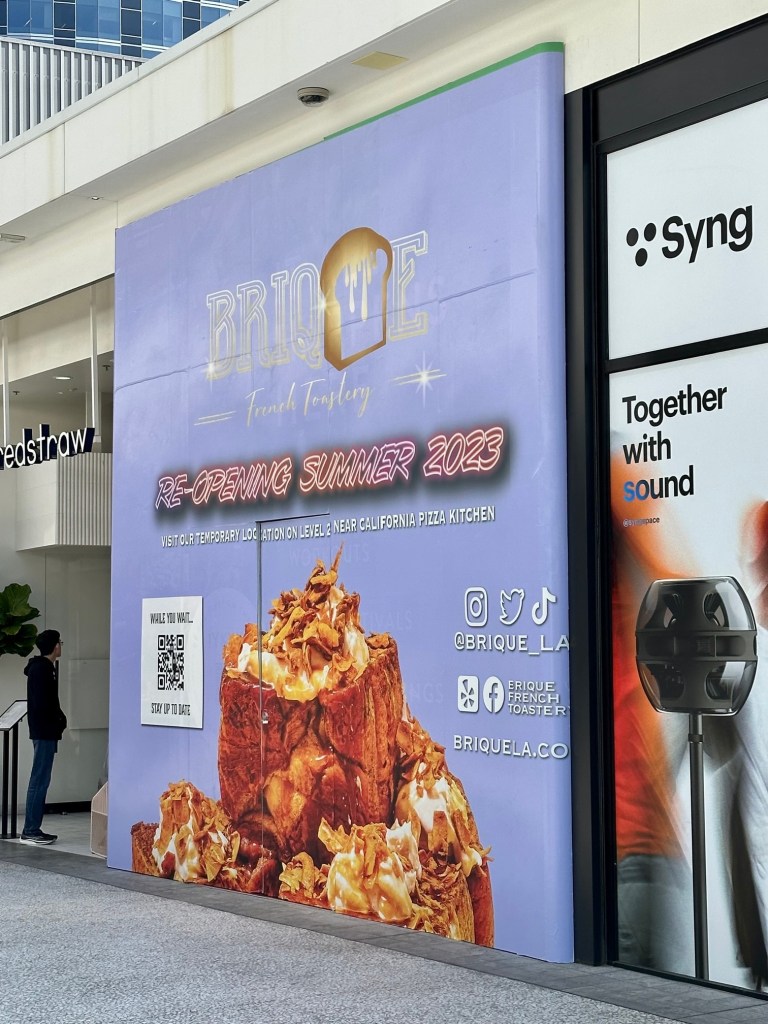 Brique French Toastery Changes Location In Century City Toddrickallen